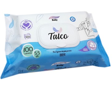 Salvietta Baby Talco 100 Pezzi